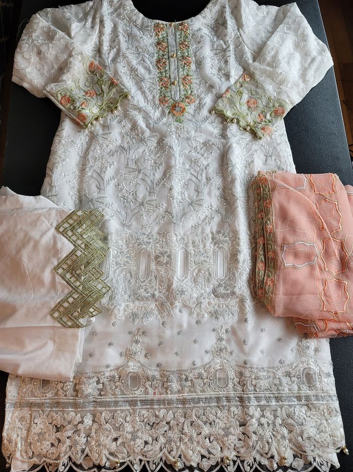 Pakistani Stitched Embroidery Party Wear Dresses Ready To Ship