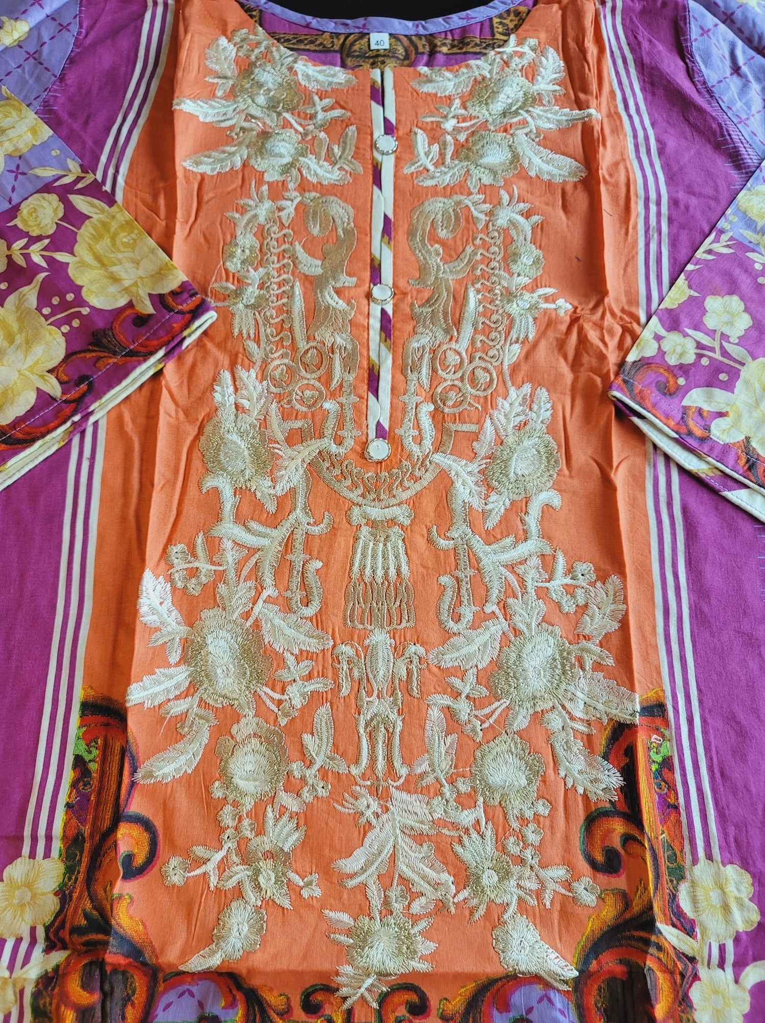 Pakistani Stitched Embroidery Lawn Suit Ready To Ship