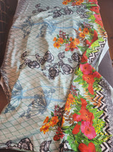 Pakistani linen Embroidered Salwar kameez Ready To Ship