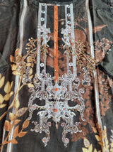 Pakistani linen Embroidered Salwar kameez Ready To Ship