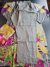 Pakistani linen Embroidered Salwar kameez Ready To Ship