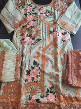 Pakistani Stitched Embroidery Party Wear Dresses Ready To Ship