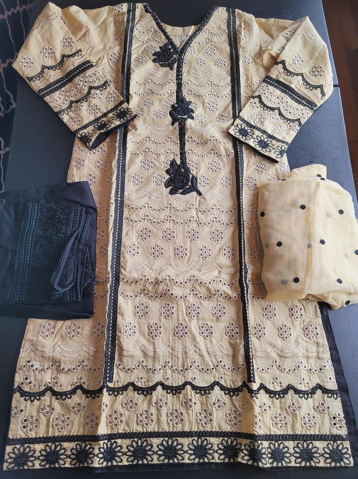 Pakistani Stitched Embroidery Lawn Suit Ready To Ship