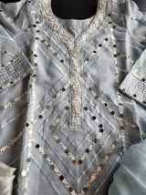 Pakistani Stitched Embroidery Party Wear Dresses Ready To Ship