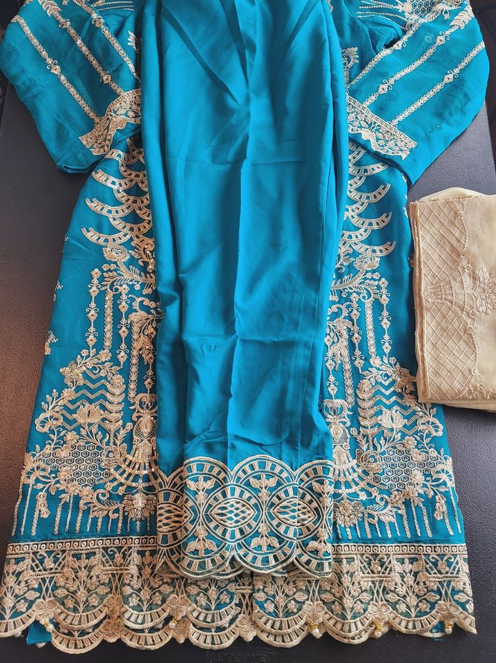 Pakistani Stitched Embroidery Party Wear Dresses Ready To Ship