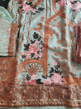 Pakistani Stitched Embroidery Party Wear Dresses Ready To Ship