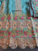 Pakistani Stitched Embroidery Party Wear Dresses Ready To Ship