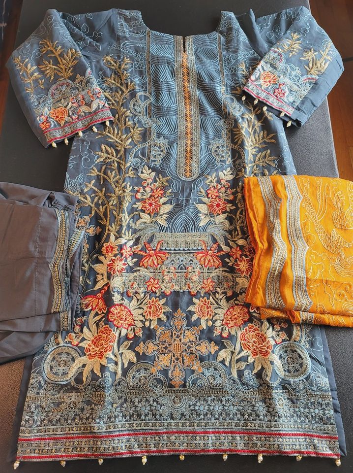 Pakistani Stitched Embroidery Party Wear Dresses Ready To Ship