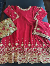 Pakistani Stitched Embroidery Party Wear Dresses Ready To Ship