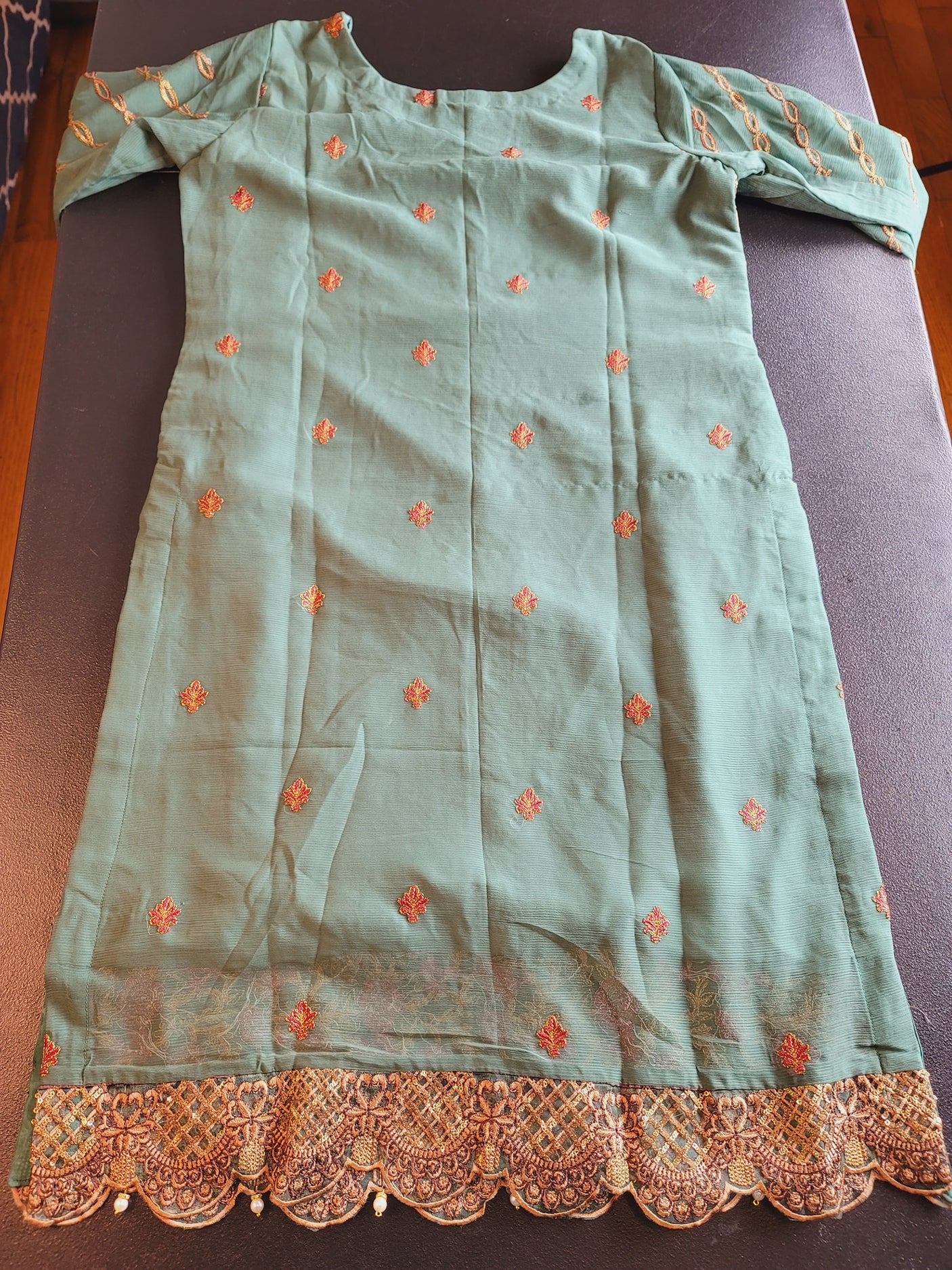 Pakistani Stitched Embroidery Party Wear Dresses Ready To Ship