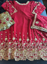 Pakistani Stitched Embroidery Party Wear Dresses Ready To Ship