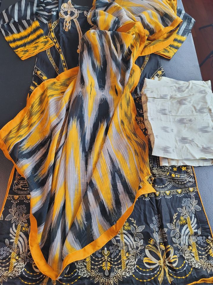 Pakistani Stitched Embroidery Lawn Suit Ready To Ship