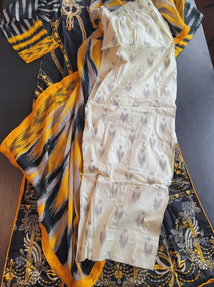 Pakistani Stitched Embroidery Lawn Suit Ready To Ship