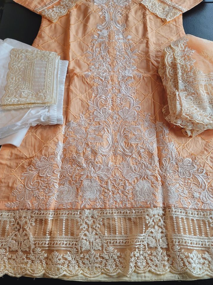 Pakistani Stitched Embroidery Lawn Suit Ready To Ship
