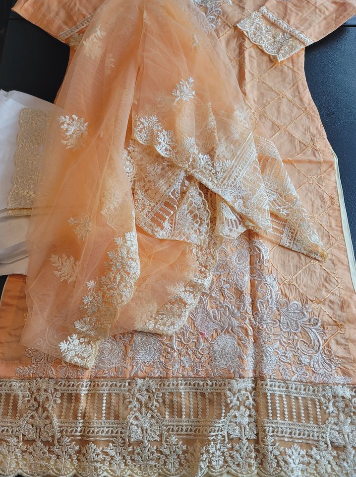 Pakistani Stitched Embroidery Lawn Suit Ready To Ship