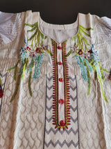 Indian Cotton Stitched Embroidery Suit Ready To Ship