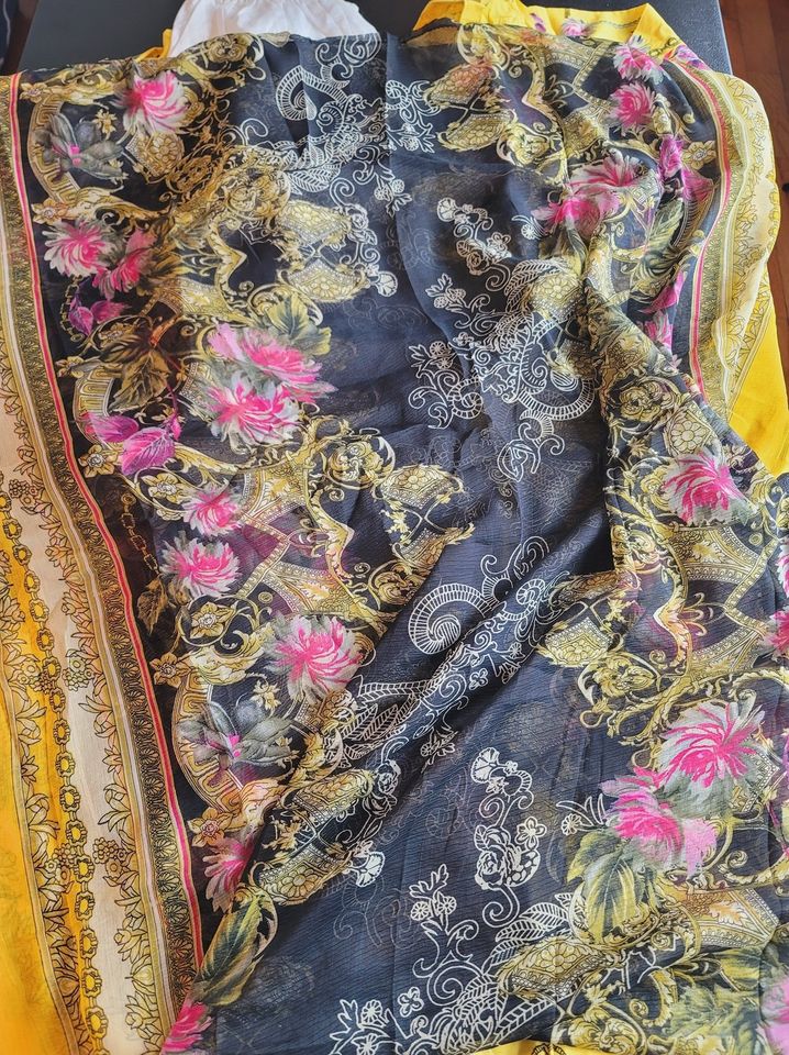 Indian Cotton Stitched Embroidery Suit Ready To Ship