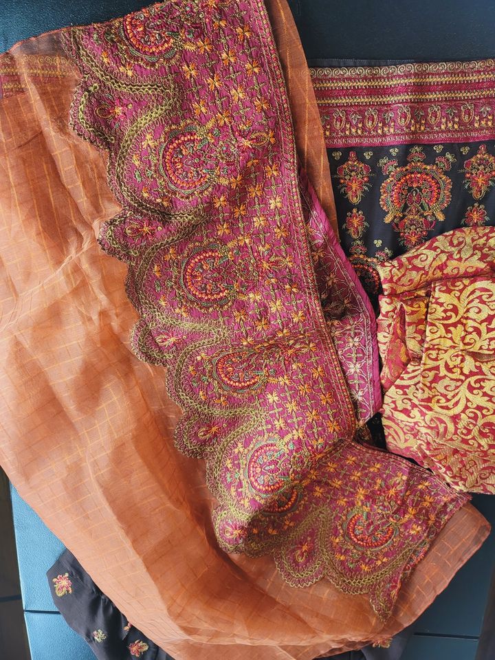 Pakistani Stitched Embroidery Party Wear Dresses Ready To Ship