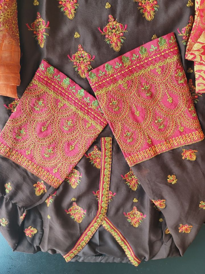 Pakistani Stitched Embroidery Party Wear Dresses Ready To Ship