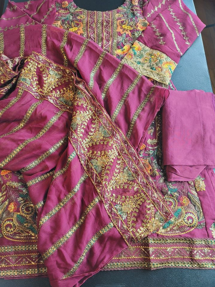 Pakistani Stitched Embroidery Party Wear Dresses Ready To Ship