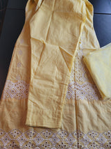 Indian Cotton Stitched Embroidery Suit Ready To Ship