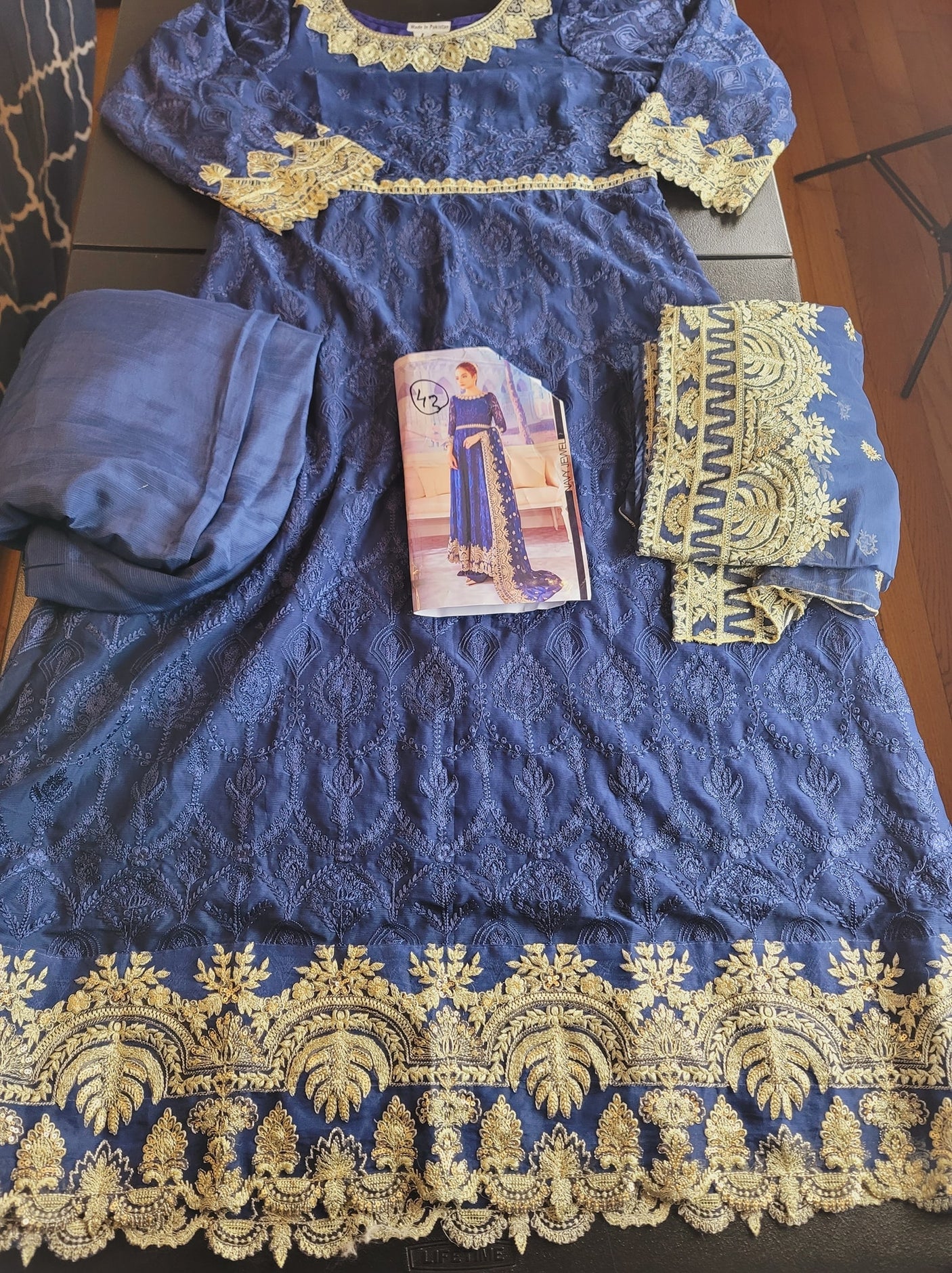 Pakistani Stitched Embroidery Party Wear Dresses Ready To Ship