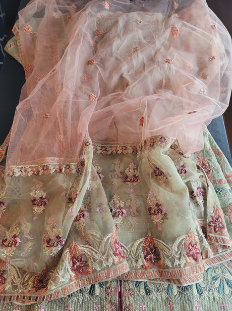 Pakistani Stitched Embroidery Party Wear Dresses Ready To Ship