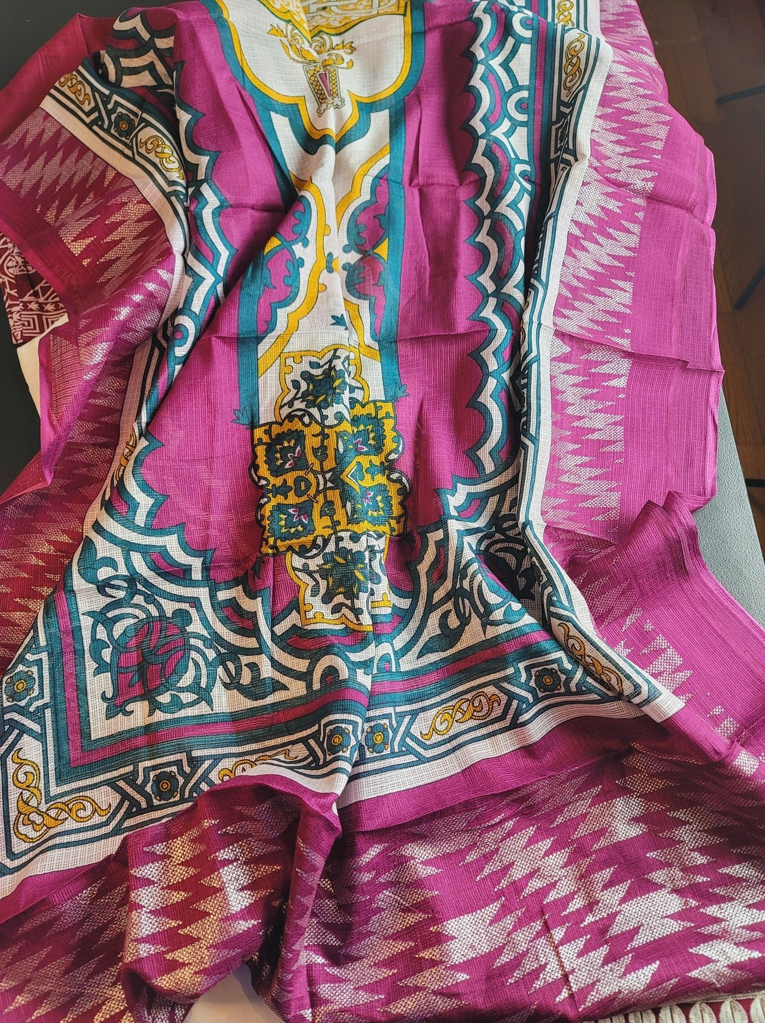 Indian Cotton Stitched Embroidery Suit Ready To Ship