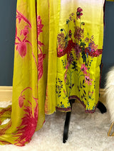 Indian Cotton Stitched Embroidery Suit Ready To Ship