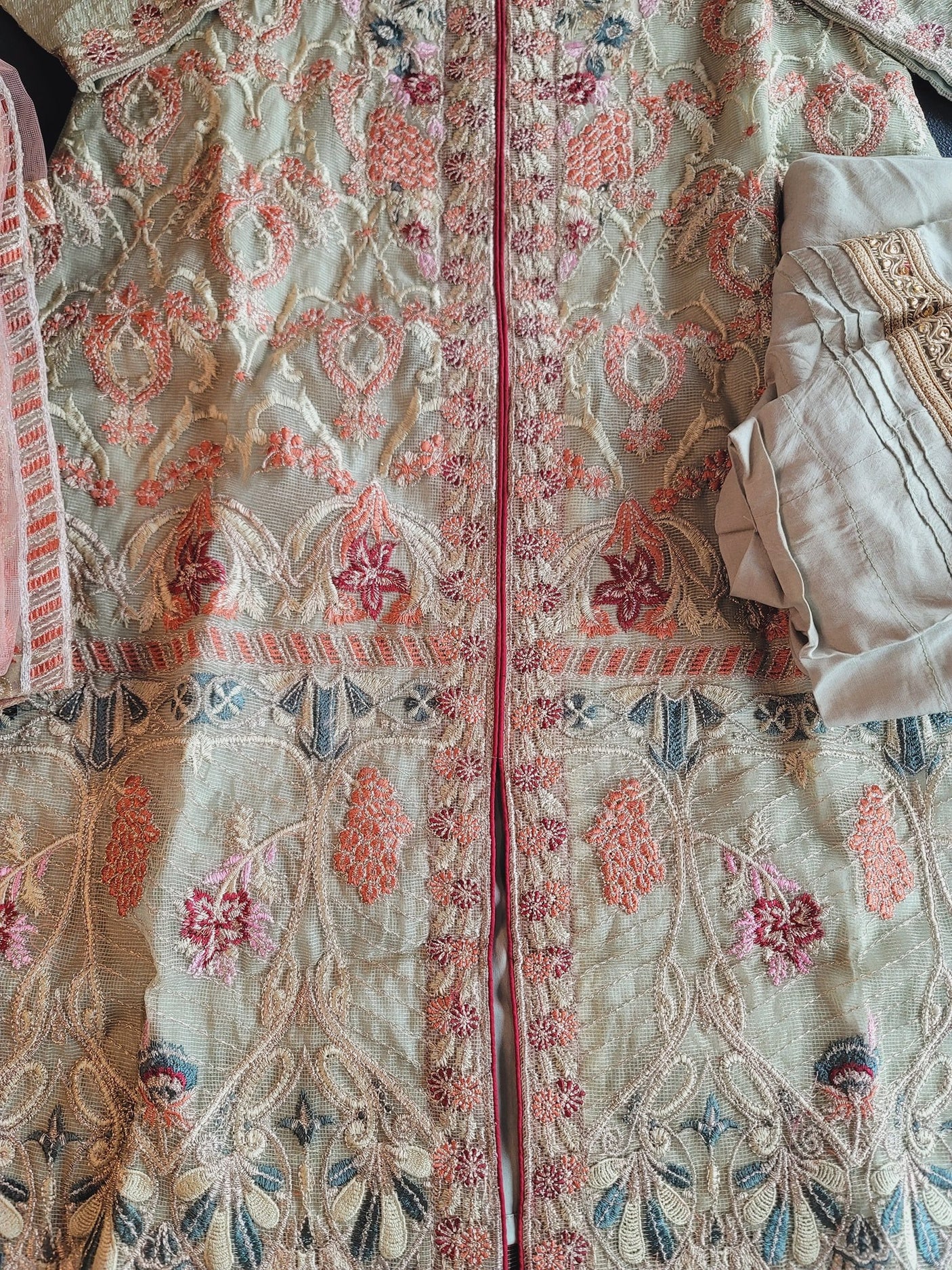 Pakistani Stitched Embroidery Party Wear Dresses Ready To Ship