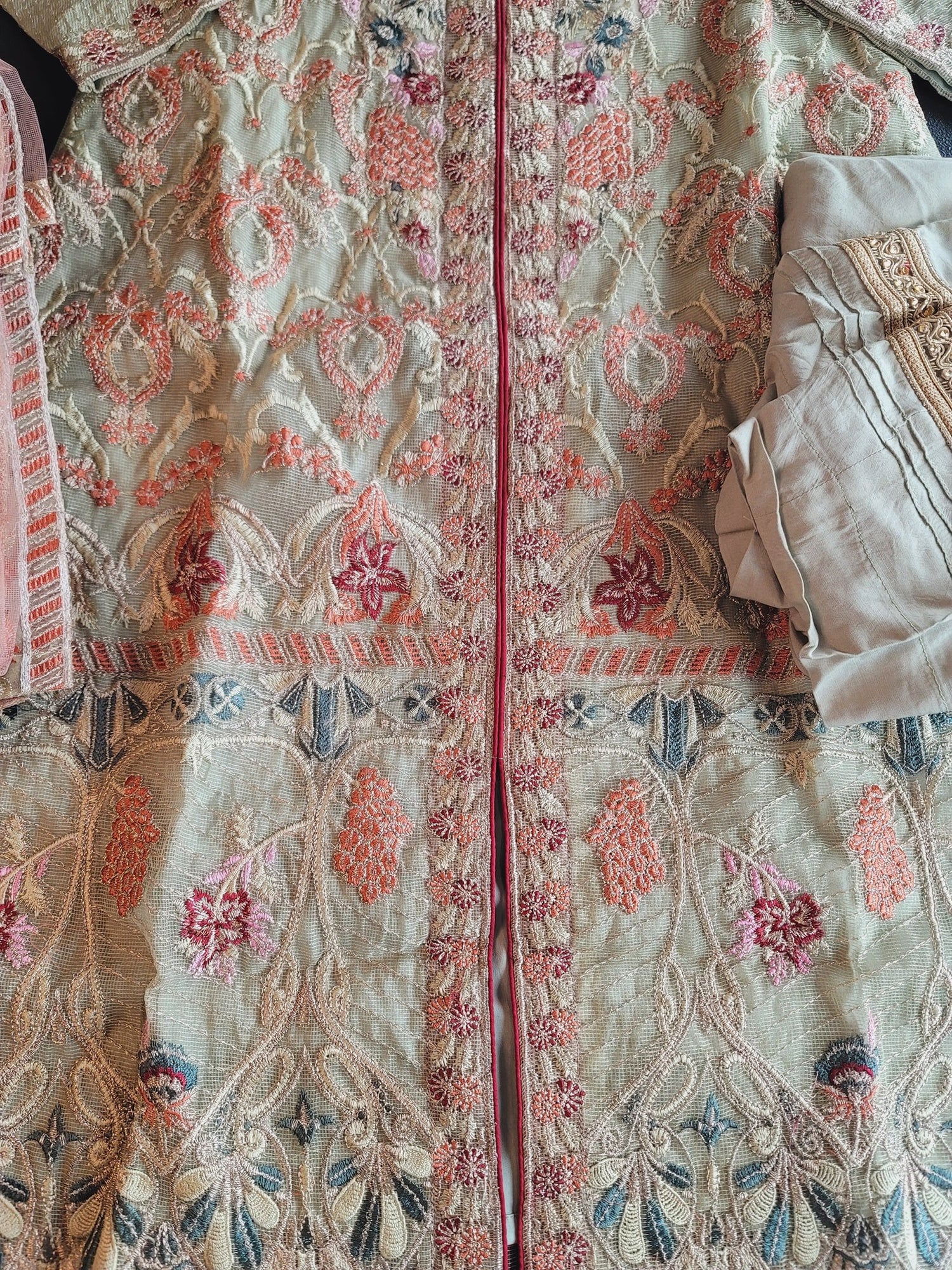 Pakistani Stitched Embroidery Party Wear Dresses Ready To Ship