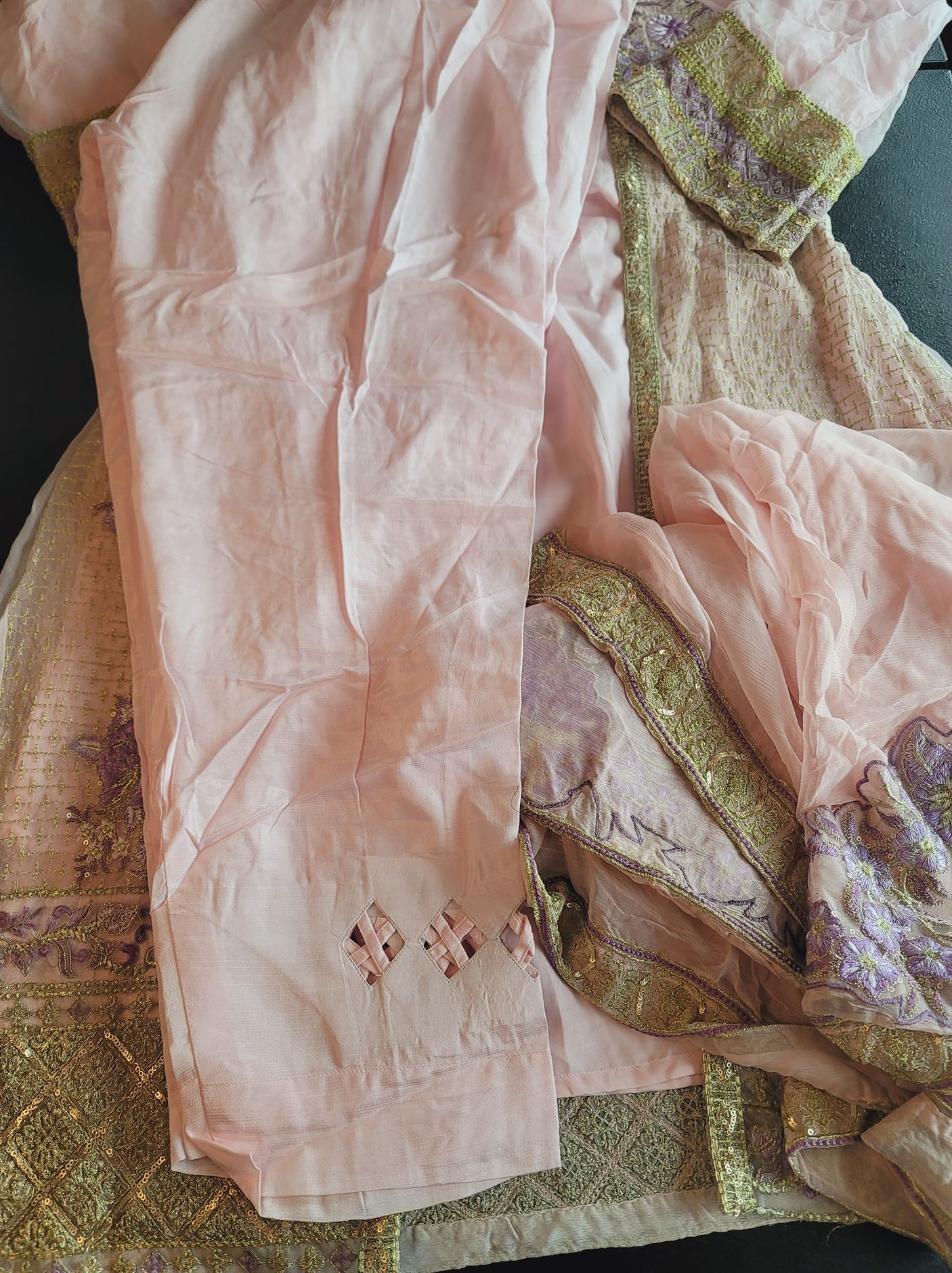 Pakistani Stitched Embroidery Party Wear Dresses Ready To Ship