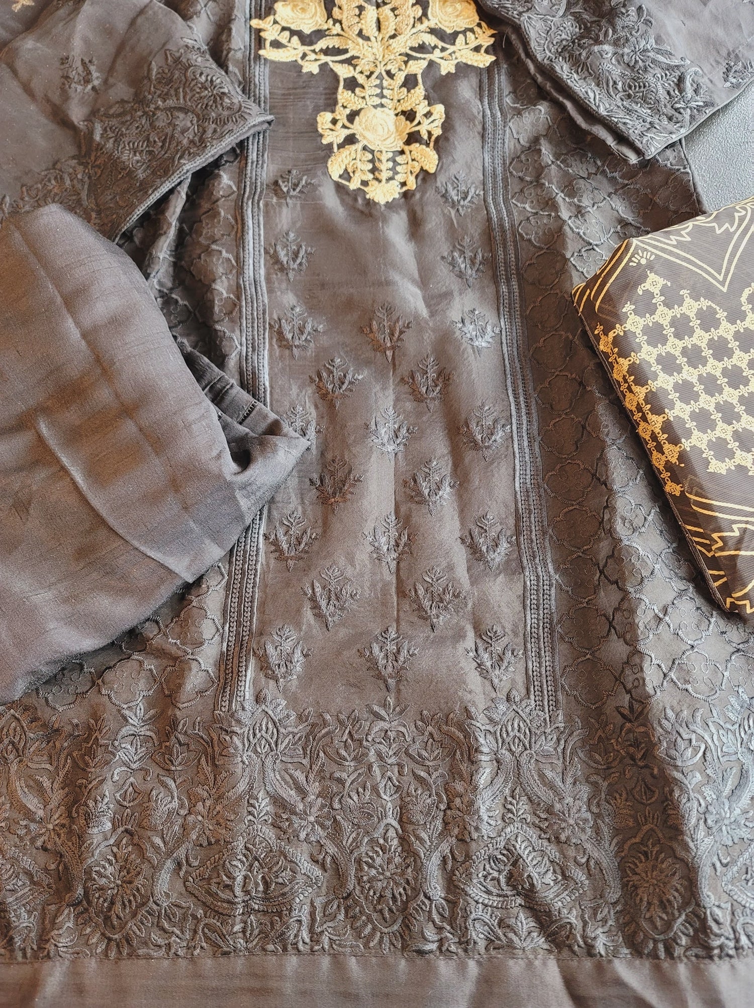 Pakistani Stitched Embroidery Party Wear Dresses Ready To Ship