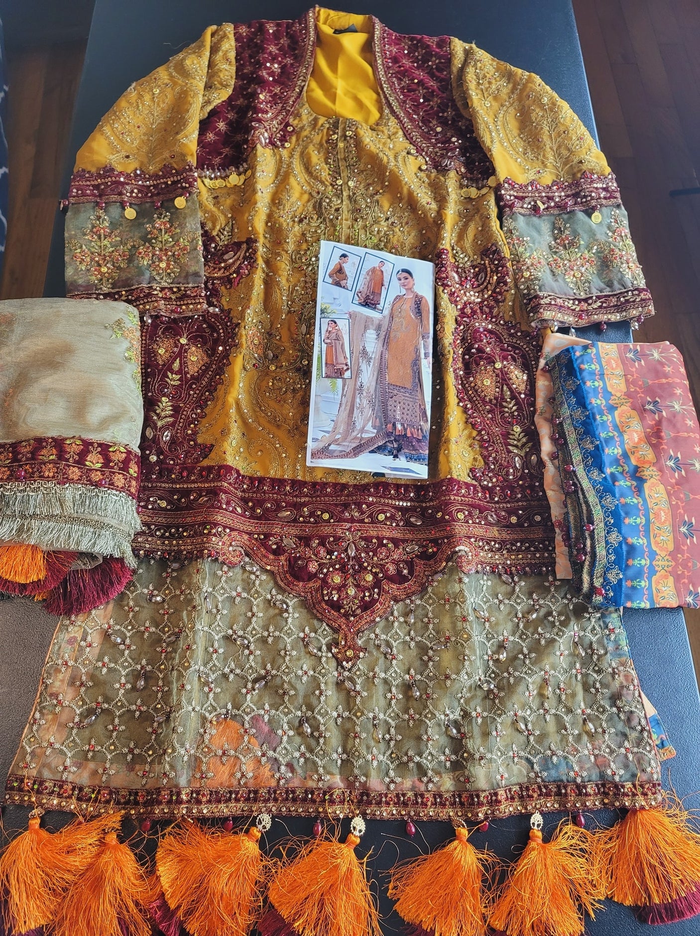 Pakistani Stitched Embroidery Party Wear Dresses Ready To Ship