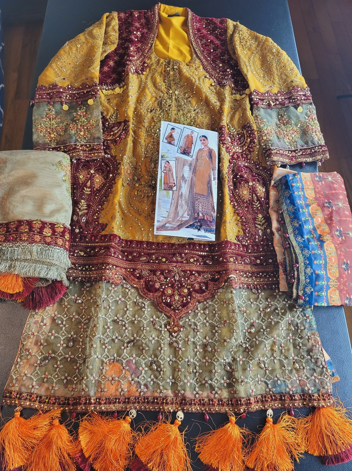 Pakistani Stitched Embroidery Party Wear Dresses Ready To Ship