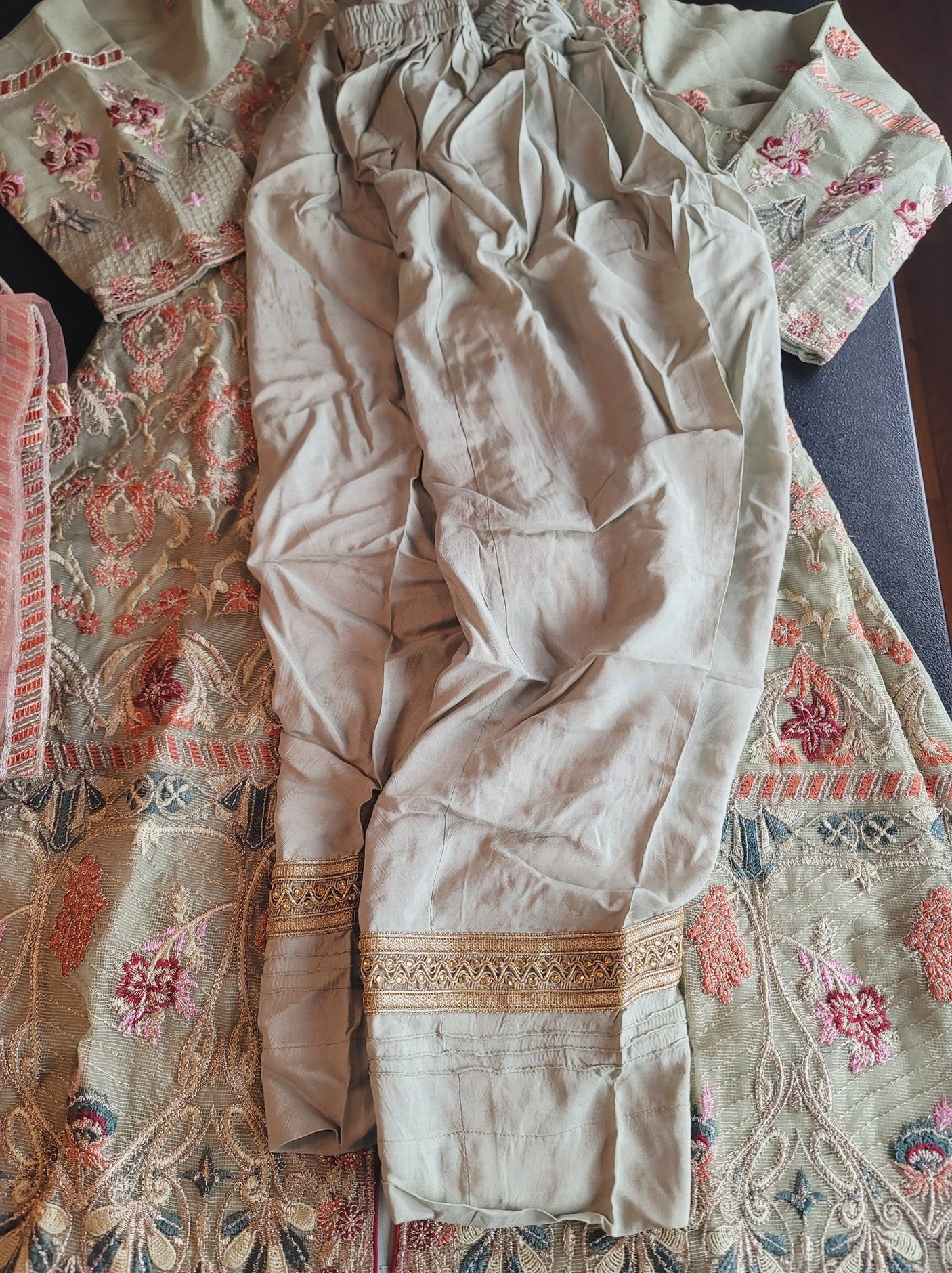 Pakistani Stitched Embroidery Party Wear Dresses Ready To Ship