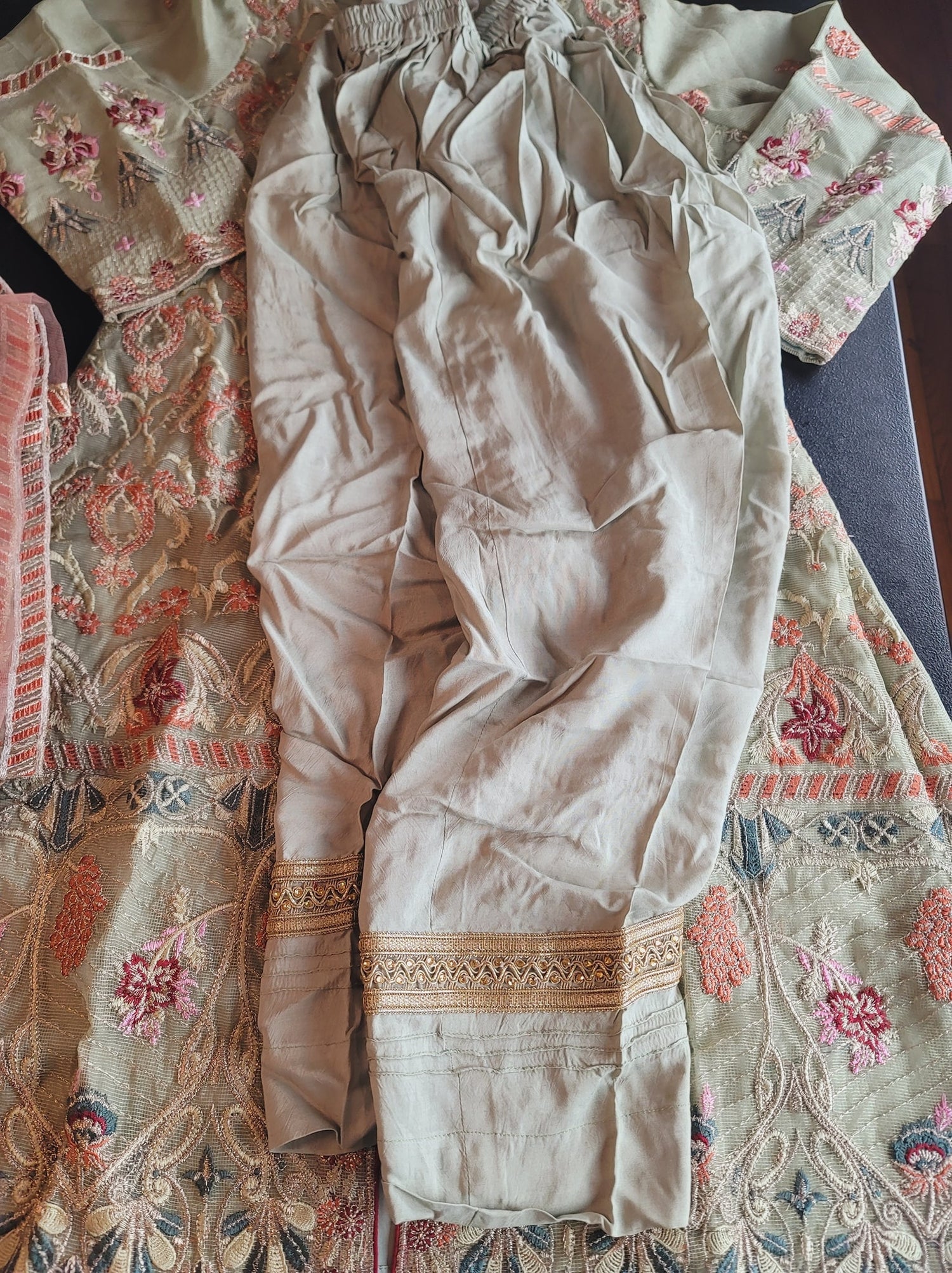 Pakistani Stitched Embroidery Party Wear Dresses Ready To Ship