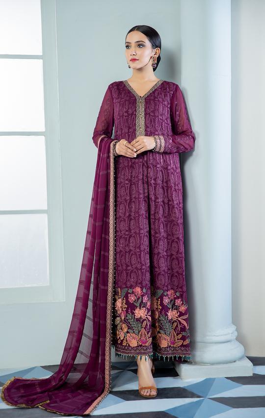 Alizeh Embroidered Chiffon Collection 2021-100% Original Guaranteed