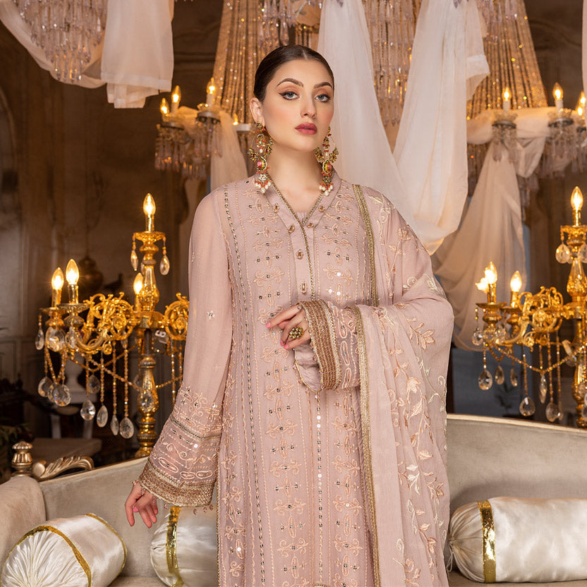Merakish Chiffion By Shahzeb Textile Luxury Embroidered Collection 100% Original