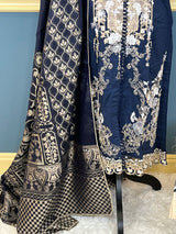 Pakistani Stitched Embroidered lawn Salwar kameez ready to ship