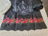Indian Cotton Stitched Embroidery Suit Ready To Ship