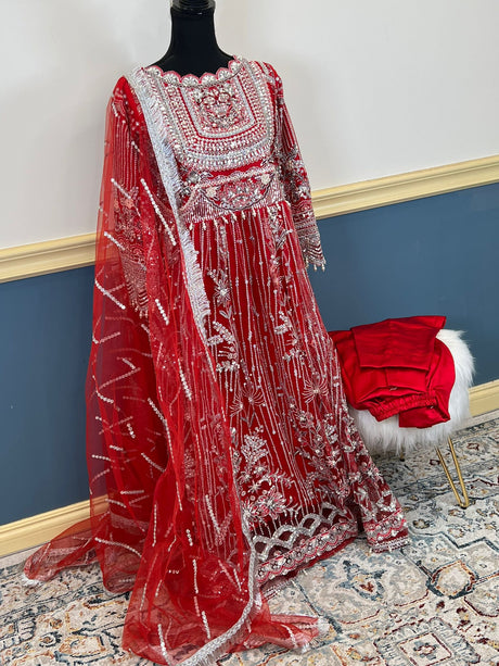 Pakistani Embroidered Luxury Party wear Ready To Ship