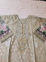 Pakistani Stitched lawn Embroidered Salwar kameez ready to ship