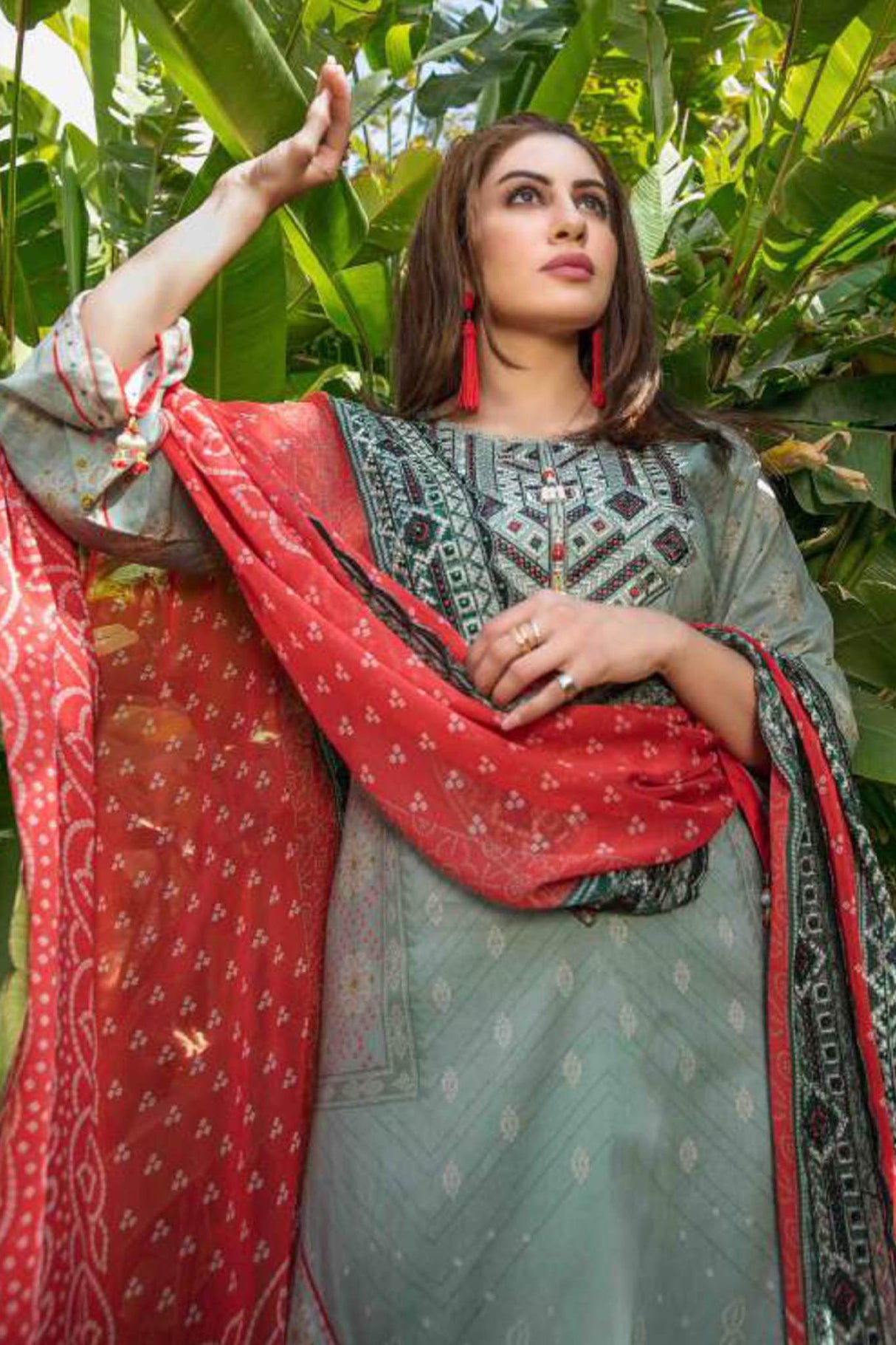 Jaan-E-Ada Digital Print and Embroidered Lawn Collection By Tawakkal 100% Original
