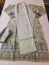 Pakistani Stitched lawn Embroidered Salwar kameez ready to ship