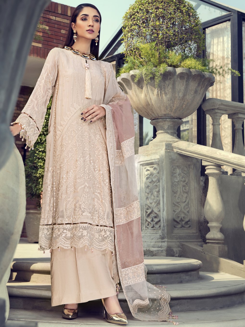 Resham Ghar Luxury Embroidered Chiffon Collection 2021 -100% Original Guaranteed