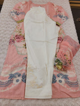 Indian Cotton Stitched Embroidery Suit Ready To Ship