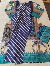 Pakistani Stitched lawn Embroidered Salwar kameez ready to ship