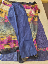 Pakistani Stitched lawn Embroidered Salwar kameez ready to ship