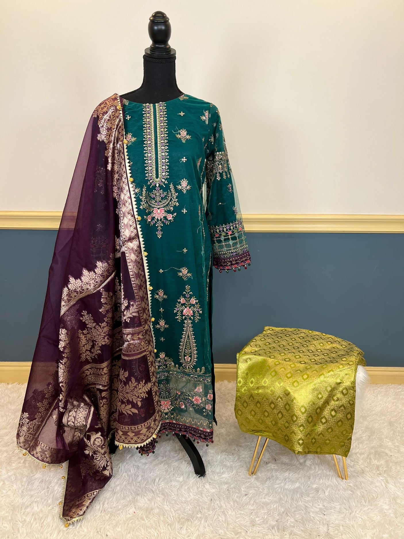 Pakistani Embroidered Party wear  Ready To Ship
